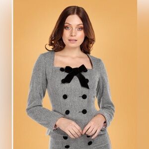 Unique Vintage Agatha herringbone jacket